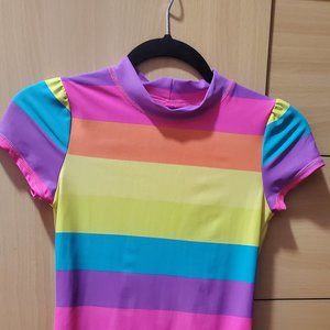 A Place Girls' Rainbow Rashguard